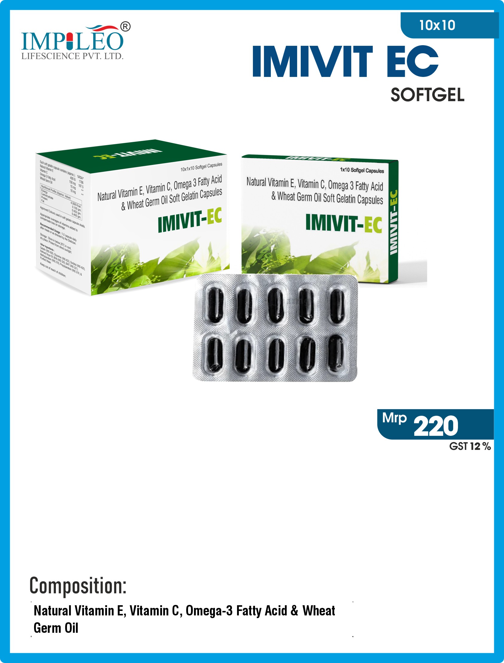 Discover Superior Health Support : IMIVIT EC Softgel Capsules from Trusted Third Party Manufacturing in India